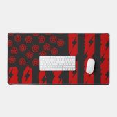 Dämonenflagge Schreibtischunterlage (Tastatur & Maus)