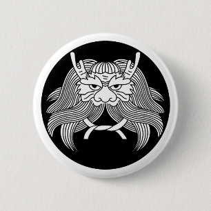 Dämonenhelm Button