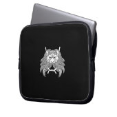 Dämonenhelm Laptopschutzhülle (Vorderseite Links)