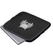 Dämonenhelm Laptopschutzhülle (Vorne Knopf)