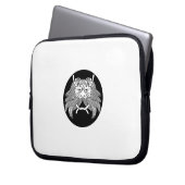 Dämonenhelm Laptopschutzhülle (Vorderseite Links)