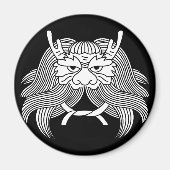 Dämonenhelm Magnet (Vorne)