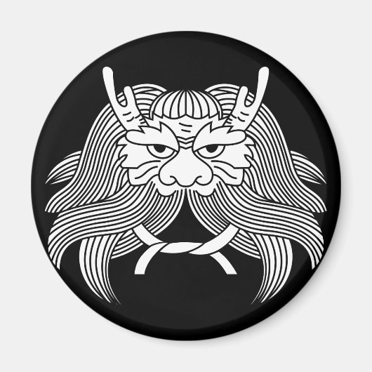 Dämonenhelm Magnet (Vorne)