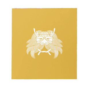 Dämonenhelm Notizblock