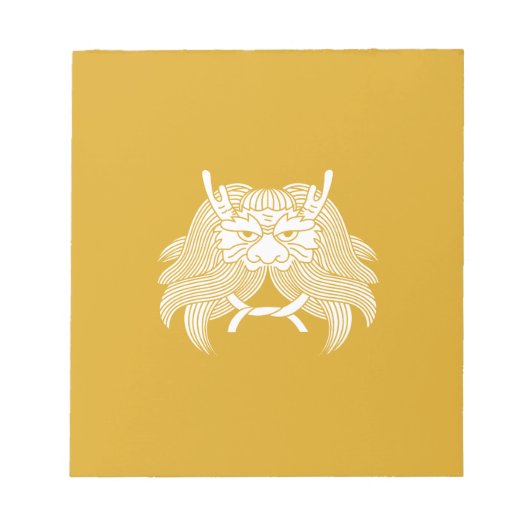 Dämonenhelm Notizblock (Vorderseite)