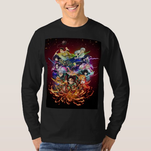Dämonenjäger Kimitsu no Yaiba T-Shirt (Vorderseite)