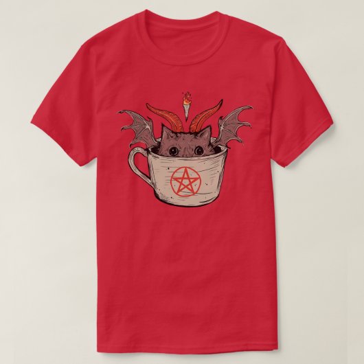 Dämonenkaffee T-Shirt (Design vorne)