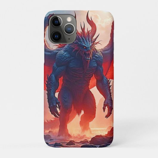 Dämonenkönig: Ewige Drachenschattenkunst Case-Mate iPhone Hülle (Rückseite)