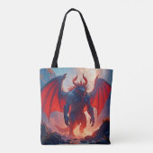Dämonenkönig: Ewige Drachenschattenkunst Tasche (Rückseite)