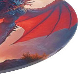 Dämonenkönig: Ewiger Drache Schattenkunst Schneidebrett (Ecke)