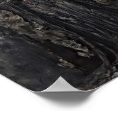 Dämonenkönig mit brennendem Herzen in gotischer Ki Poster (Ecke)