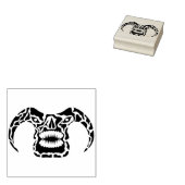 Dämonenkopf-Stempel Gummistempel (Stempel)