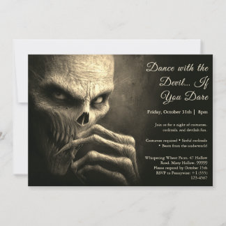 Dämonennacht Halloween Party Einladung