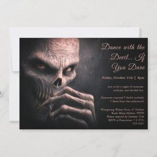 Dämonennacht Halloween Party Einladung