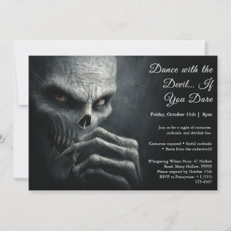 Dämonennacht Halloween Party Einladung