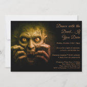 Dämonennacht Halloween Party Einladung (Vorderseite)