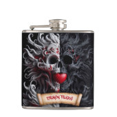 Dämonenreißer Flachmann (Vorderseite)