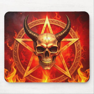 Dämonenschädel-Mauspad Mousepad