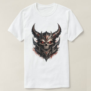 Dämonenschädel mit Hörnern T-Shirt