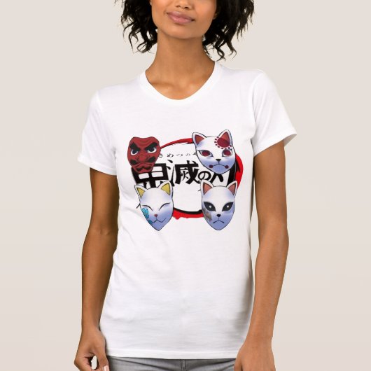Dämonenschicht Kimetsu no Yaiba shinobu tanjiro T-Shirt (Vorderseite)