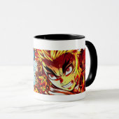 Dämonenschicht (Rengoku kyojuro und akaza) Kampf Tasse (VorderseiteRechts)