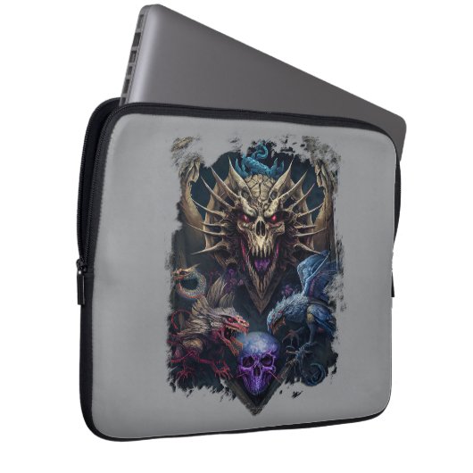 Dämonenstil Notebook-Sieb Laptopschutzhülle (Vorne Rechts)