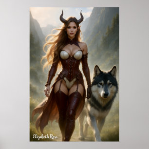Dämonin Lady Wolf Poster