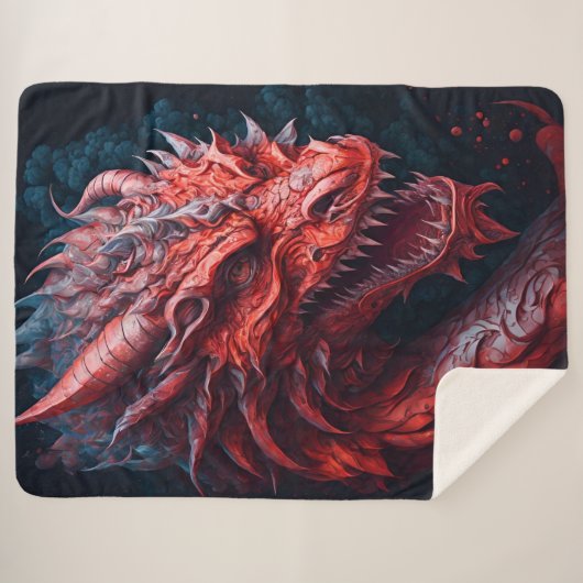 Dämonischer Drache Sherpadecke (Vorderseite (Horizontal))