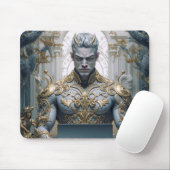 Dämonischer Krieger am Laptop Fantasy Mousepad (Mit Mouse)