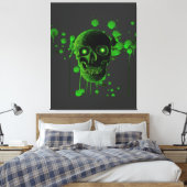 Dämonischer Schädel - Neid Leinwanddruck (Insitu (Schlafzimmer))