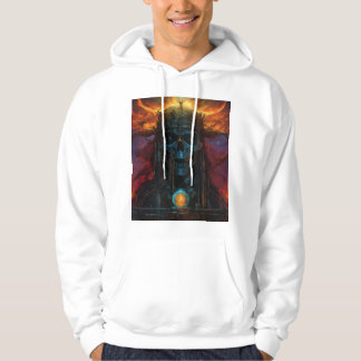 Dämonischer Totenkopf des Untergangs – Dark Gothic Hoodie
