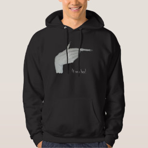 dämonischer Zeiger beängstigender Monsterhandsch Hoodie