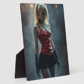 Dämonisches Cyber-Lady Fotoplatte (Seite)