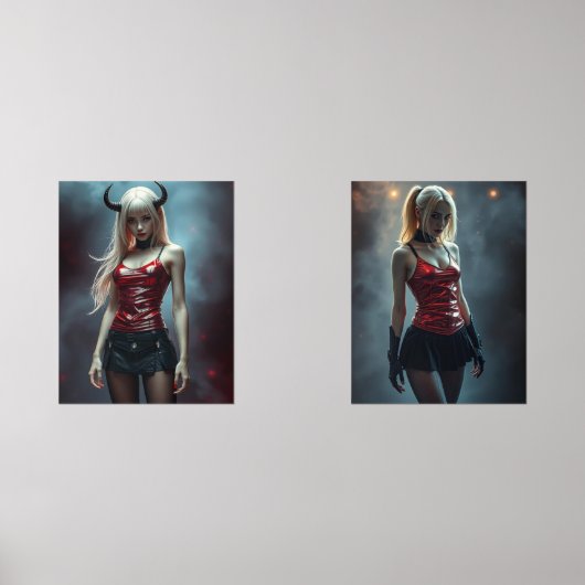 Dämonisches Duett Bilderwand Sets (Vorderseite)