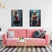 Dämonisches Duo Bilderwand Sets (Wohnzimmer)
