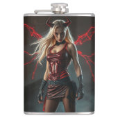 Dämonisches Lady Flachmann (Vorderseite)