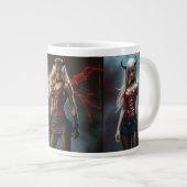 Dämonisches Lady Jumbo-Tasse (Vorderseite Rechts)