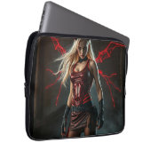 Dämonisches Lady Laptopschutzhülle (Vorne Rechts)
