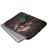 Dämonisches Lady Laptopschutzhülle (Vorne Knopf)