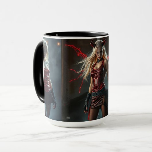 Dämonisches Lady Tasse (Vorderseite Links)