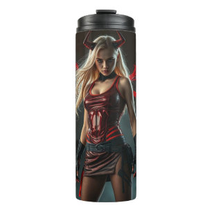 Dämonisches Lady Thermosbecher