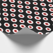 Dämonisches rotes Auge Geschenkpapier (Ecke)