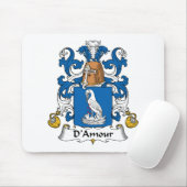 D'Amour Familienwappen Mousepad (Mit Mouse)