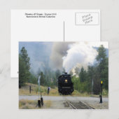 Dampf abblasen - Motor 3716 Postkarte (Vorne/Hinten)