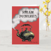 Dampf angetriebene Gruß-Karte Karte (Gelbe Blume)