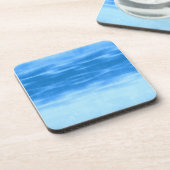 Dampf auf Calm Blue Water Getränkeuntersetzer (Linke Seite)