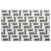 Dampf bildet klassische Vintage viktorianische Stoff (Fat Quarter (45,7 x 55,9 cm))