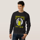 Dampf Dampfer E Zigarette Vape E Shisha Rauchen R Sweatshirt (Vorne ganz)