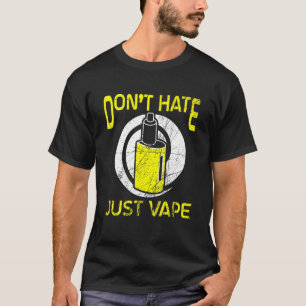 Dampf Dampfer E Zigarette Vape E Shisha Rauchen R T-Shirt