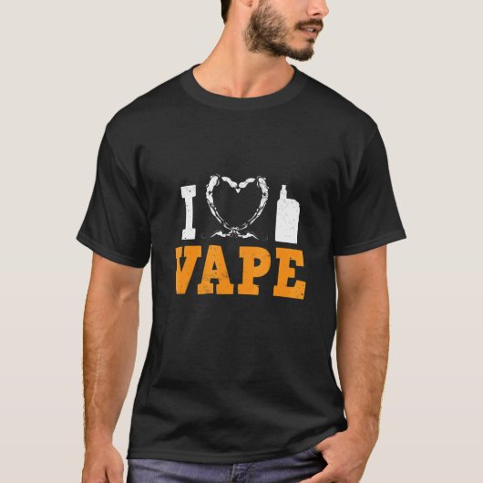 Dampf Dampfer E Zigarette Vape E Shisha Rauchen R T-Shirt (Vorderseite)